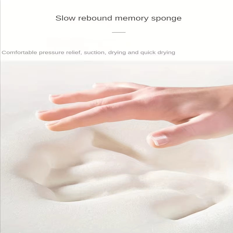 Luxury Long Hair Absorbent Bathroom Mat – Non-Slip Furry Rug